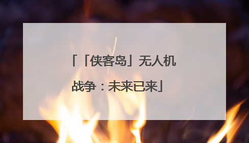 「侠客岛」无人机战争：未来已来