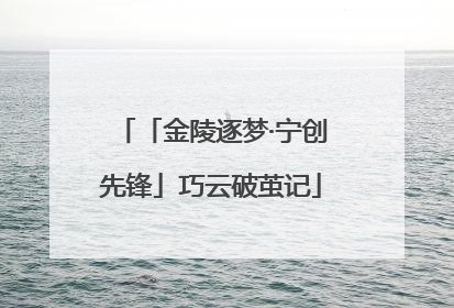「金陵逐梦·宁创先锋」巧云破茧记