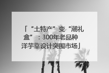 “土特产”变“潮礼盒”：300年老品种洋芋靠设计突围市场