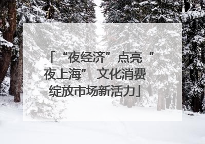 “夜经济”点亮“夜上海” 文化消费绽放市场新活力