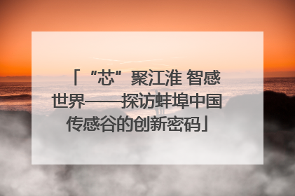 “芯”聚江淮 智感世界——探访蚌埠中国传感谷的创新密码