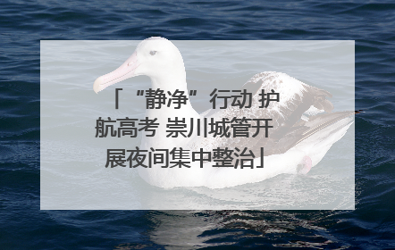 “静净”行动 护航高考 崇川城管开展夜间集中整治