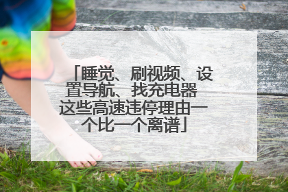 睡觉、刷视频、设置导航、找充电器 这些高速违停理由一个比一个离谱