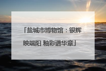 盐城市博物馆：银辉映端阳 釉彩谱华章