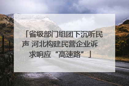 省级部门组团下沉听民声 河北构建民营企业诉求响应“高速路”