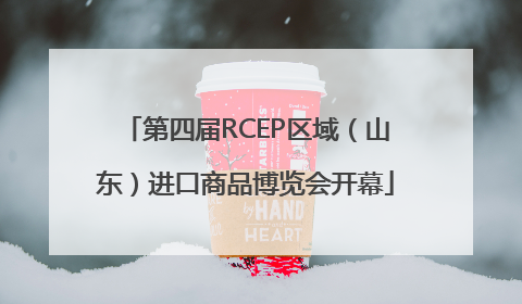 第四届RCEP区域（山东）进口商品博览会开幕