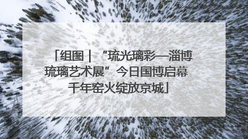 组图｜“琉光璃彩—淄博琉璃艺术展”今日国博启幕 千年窑火绽放京城