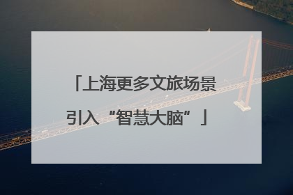 上海更多文旅场景引入“智慧大脑”