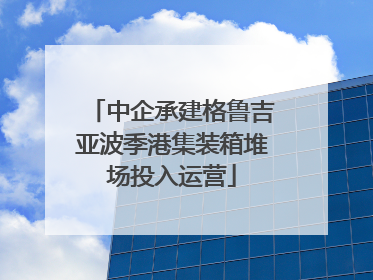中企承建格鲁吉亚波季港集装箱堆场投入运营