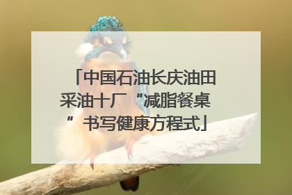 中国石油长庆油田采油十厂“减脂餐桌”书写健康方程式