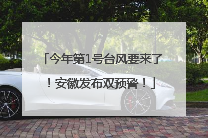 今年第1号台风要来了！安徽发布双预警！