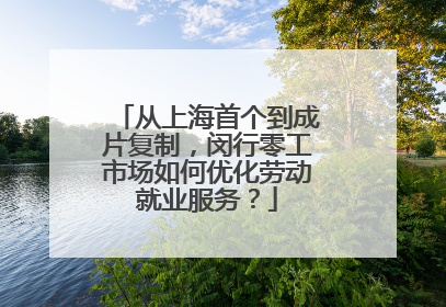 从上海首个到成片复制，闵行零工市场如何优化劳动就业服务？