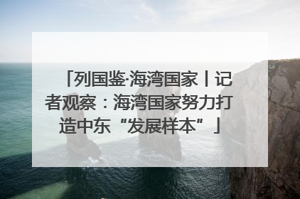 列国鉴·海湾国家丨记者观察：海湾国家努力打造中东“发展样本”
