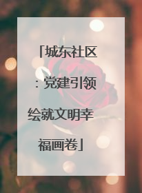 城东社区：党建引领绘就文明幸福画卷