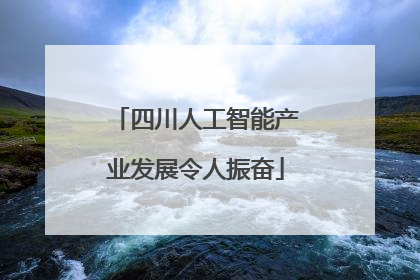 四川人工智能产业发展令人振奋