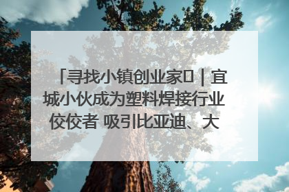 寻找小镇创业家㉞｜宜城小伙成为塑料焊接行业佼佼者 吸引比亚迪、大众等多家名企合作