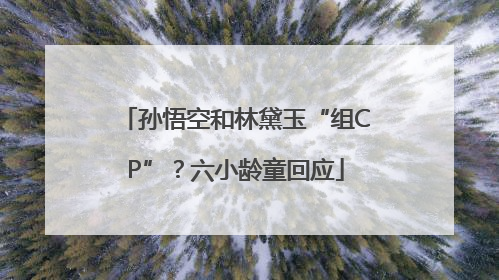 孙悟空和林黛玉“组CP”？六小龄童回应