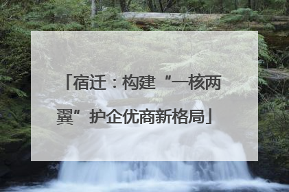 宿迁：构建“一核两翼”护企优商新格局