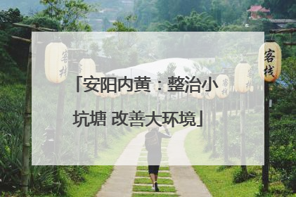 安阳内黄：整治小坑塘 改善大环境
