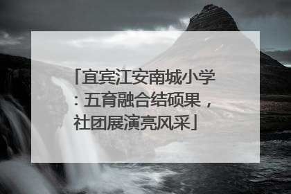 宜宾江安南城小学：五育融合结硕果，社团展演亮风采