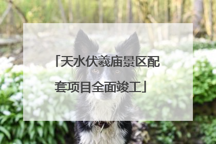 天水伏羲庙景区配套项目全面竣工
