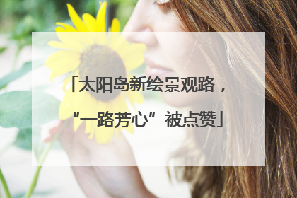 太阳岛新绘景观路，“一路芳心”被点赞