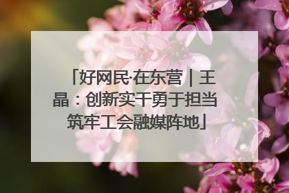 好网民·在东营｜王晶：创新实干勇于担当 筑牢工会融媒阵地