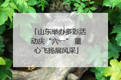 山东举办多彩活动庆“六一” 童心飞扬展风采