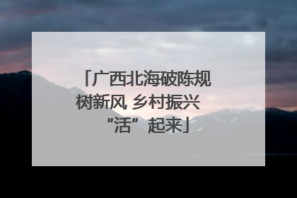 广西北海破陈规树新风 乡村振兴“活”起来