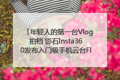 年轻人的第一台Vlog拍档 影石Insta360发布入门级手机云台Flow 2_深圳新闻网
