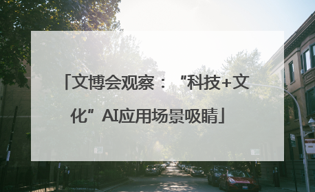文博会观察：“科技+文化”AI应用场景吸睛