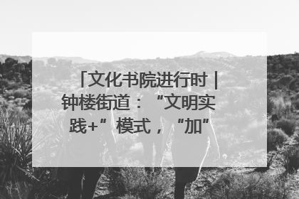 文化书院进行时｜钟楼街道：“文明实践+”模式，“加”出百姓幸福感