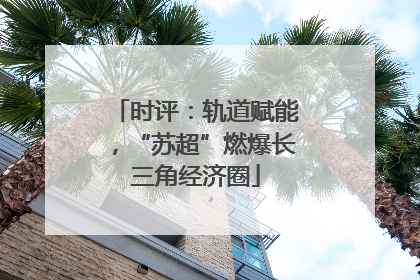 时评：轨道赋能，“苏超”燃爆长三角经济圈