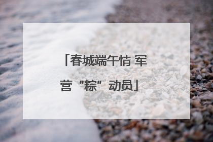 春城端午情 军营“粽”动员