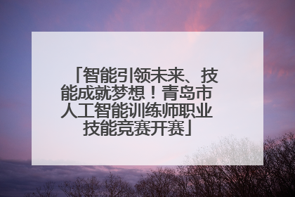 智能引领未来、技能成就梦想！青岛市人工智能训练师职业技能竞赛开赛