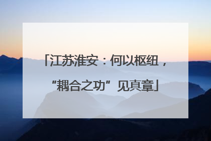 江苏淮安：何以枢纽，“耦合之功”见真章