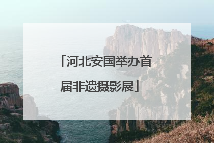 河北安国举办首届非遗摄影展