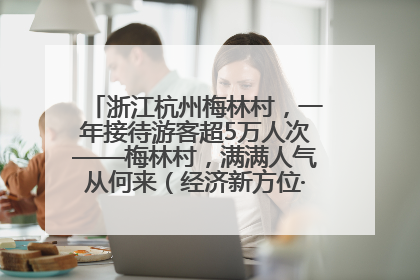 浙江杭州梅林村，一年接待游客超5万人次——梅林村，满满人气从何来（经济新方位·农村消费观察）