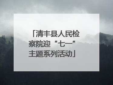 清丰县人民检察院迎“七一”主题系列活动