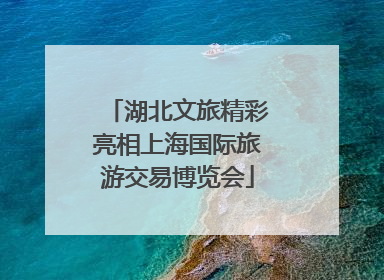 湖北文旅精彩亮相上海国际旅游交易博览会