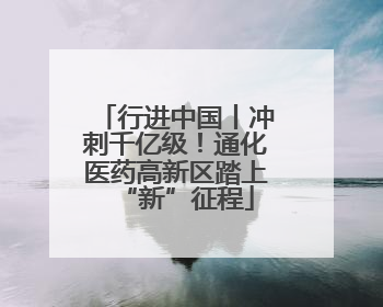 行进中国丨冲刺千亿级！通化医药高新区踏上“新”征程