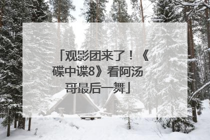 观影团来了！《碟中谍8》看阿汤哥最后一舞