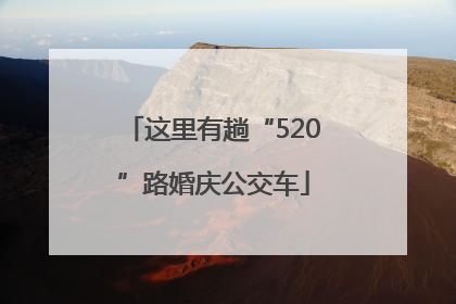 这里有趟“520”路婚庆公交车