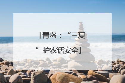 青岛：“三夏”护农话安全