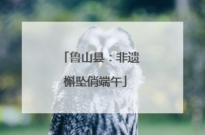 鲁山县：非遗槲坠俏端午