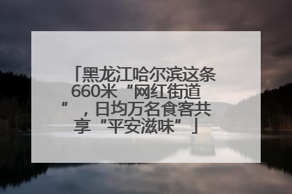 黑龙江哈尔滨这条660米“网红街道”，日均万名食客共享“平安滋味”