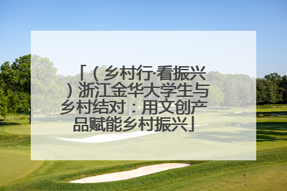 （乡村行·看振兴）浙江金华大学生与乡村结对：用文创产品赋能乡村振兴