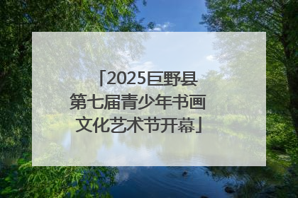 2025巨野县第七届青少年书画文化艺术节开幕