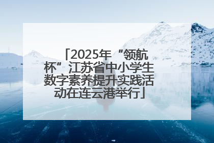 2025年“领航杯”江苏省中小学生数字素养提升实践活动在连云港举行